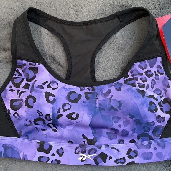 Reebok Modern Safari Lux Racer Sports Bra Size Medium NWT - Picture 5 of 12
